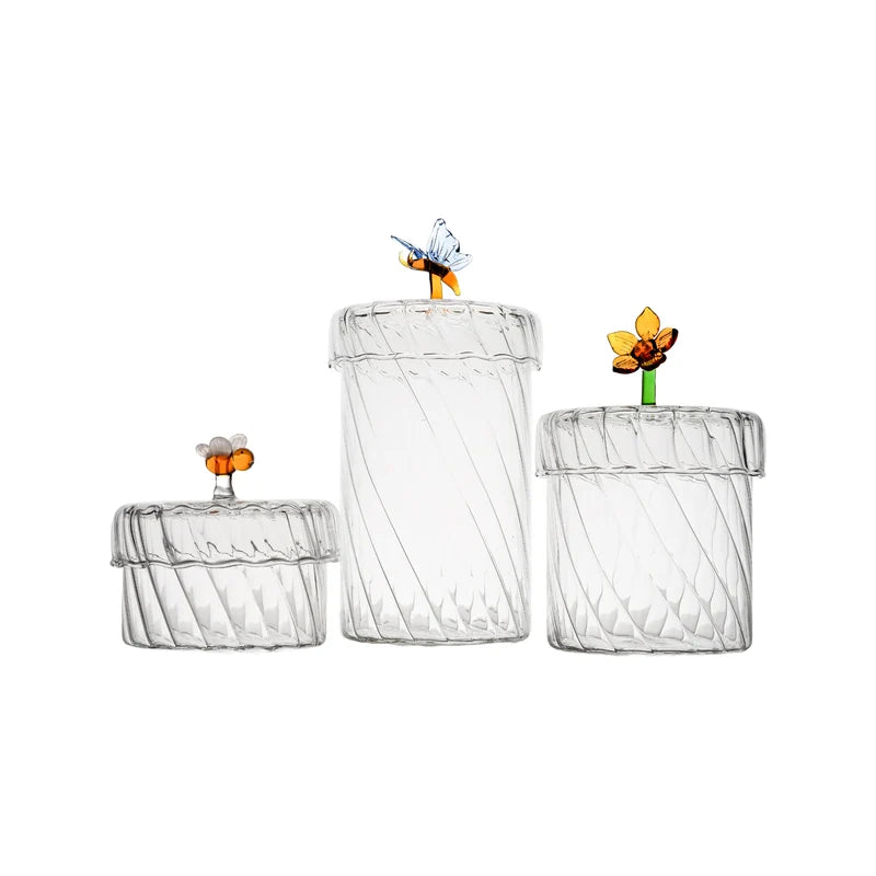 Apothecary Jars, Set of 3