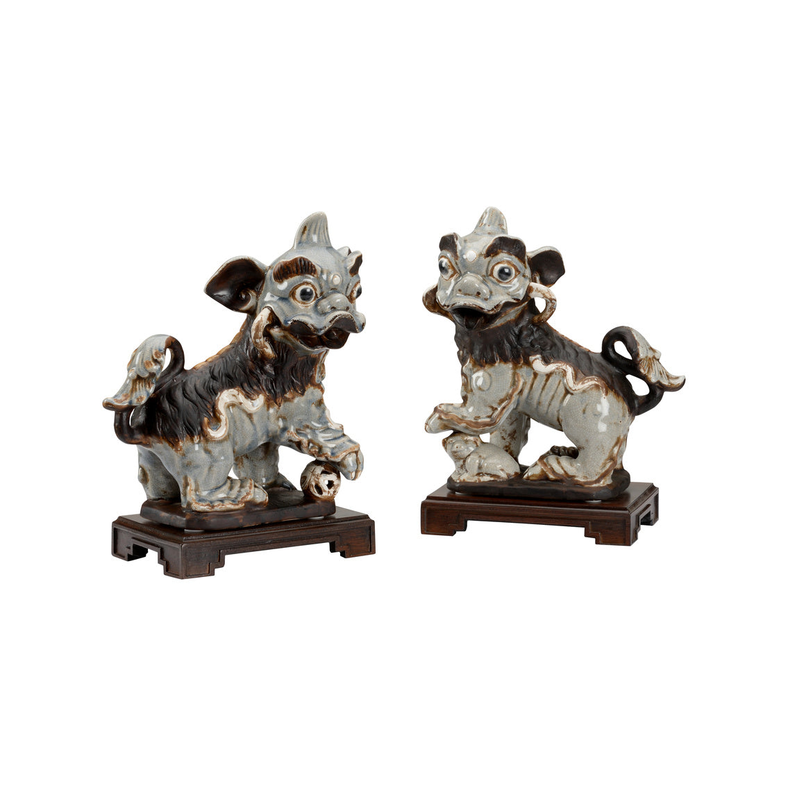 Chinese Dogs - Blue (Pr)