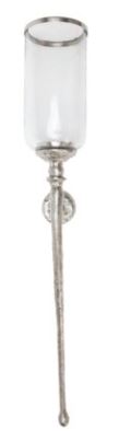 Nickel Hammered Wall Sconce