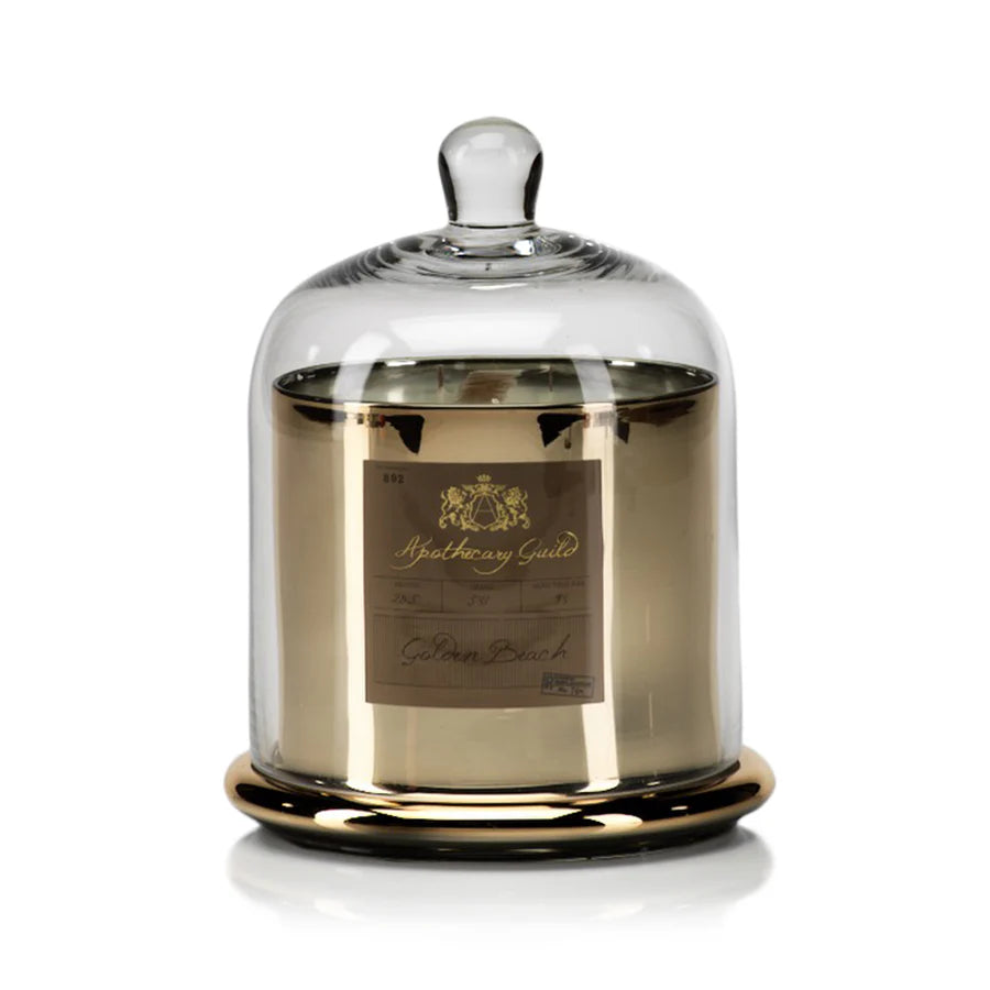 Apothecary Guild Scented Candle Jar with Glass Dome