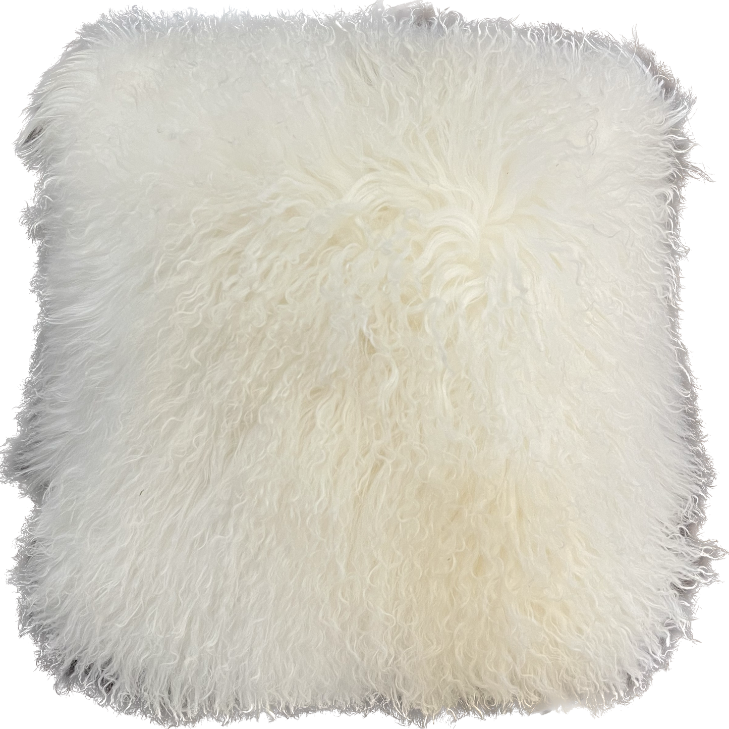 WHITE FUR PILLOW