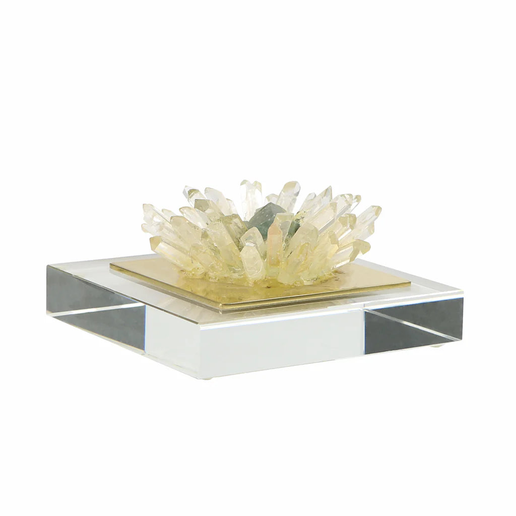 Quartz Flower on Acrylic-small
