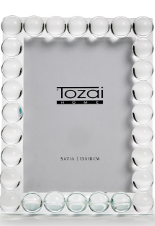 Bubbles Crystal Glass Photo Frame 4 X 7