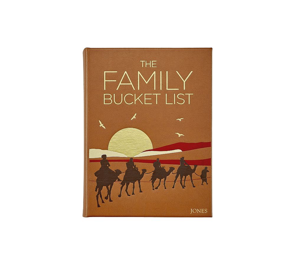 The Family Bucket List Leather-Bound Book