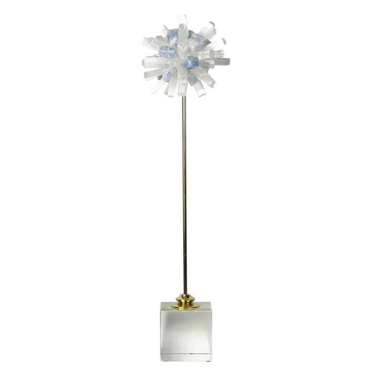 Quartz Sculpture on Base- large