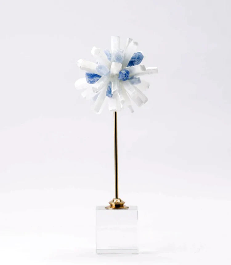Quartz Sculpture on base- small