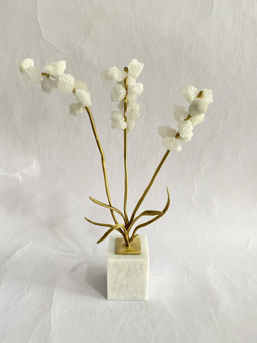 Mia Orchid Branch Ornament