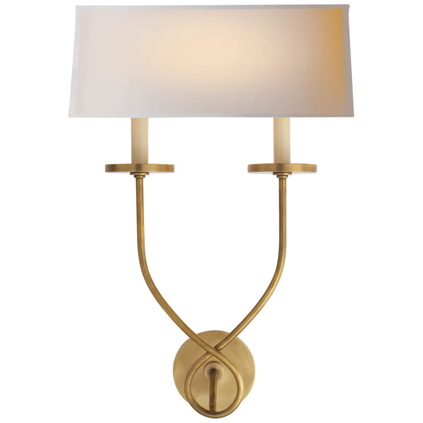 Symmetric Twist Double Sconce