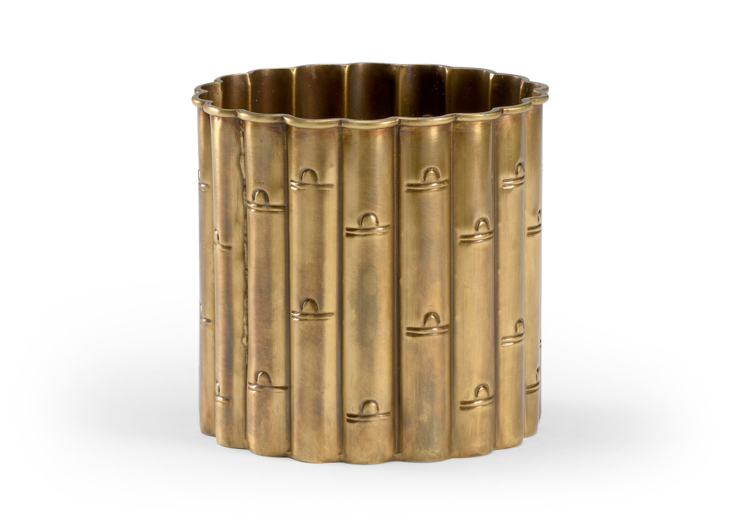 Brass Bamboo Planter