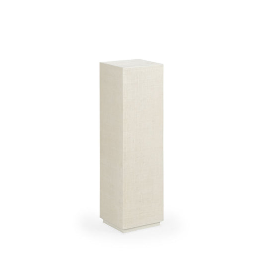 Raffia Pedestal - White