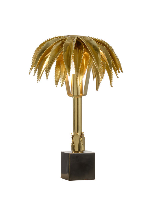 Gold Wild Palm Lamp