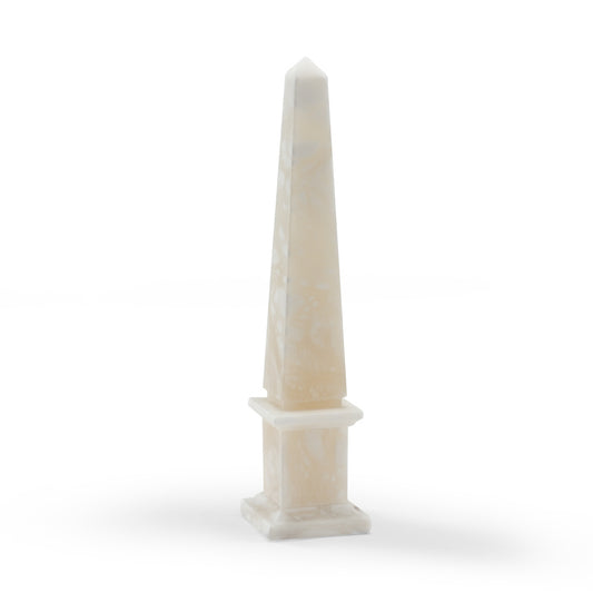 Alabaster Obelisk - Cream