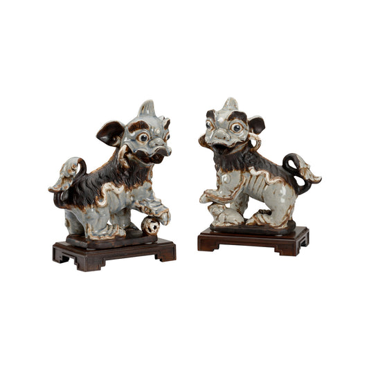 Chinese Dogs - Blue (Pr)