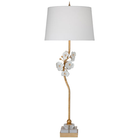 WHITE ORCHID LAMP