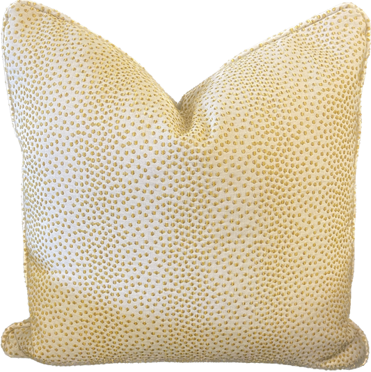 YELLOW DOT PILLOW