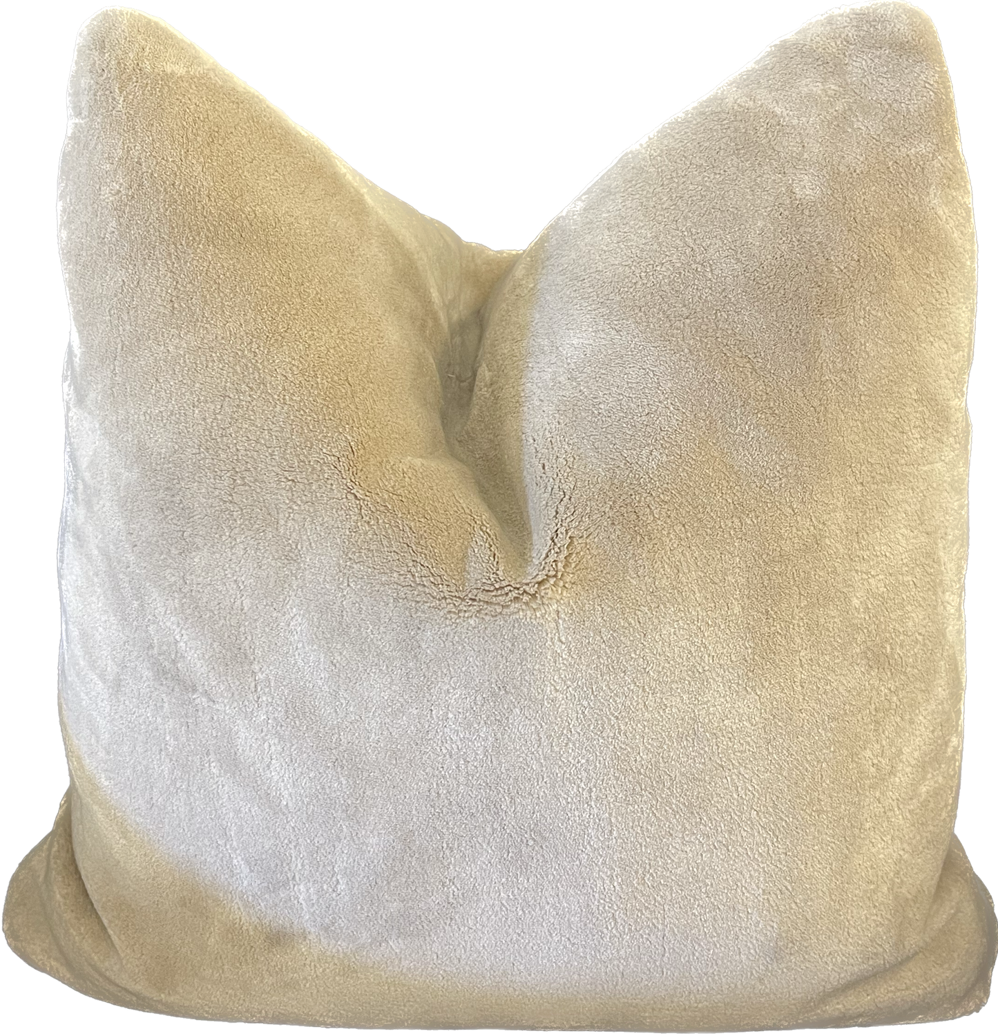 GREIGE FUR PILLOW