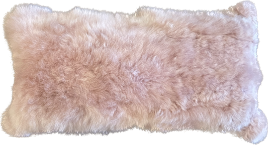 PINK FUR KIDNEY PILLOW