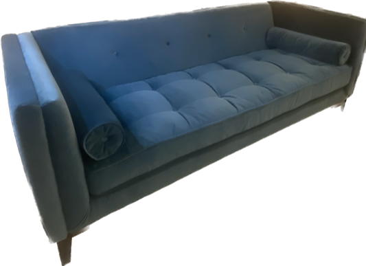 Blue Velvet Hartley Sofa