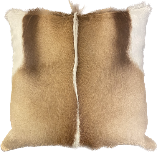 African Springbok Fur Pillow