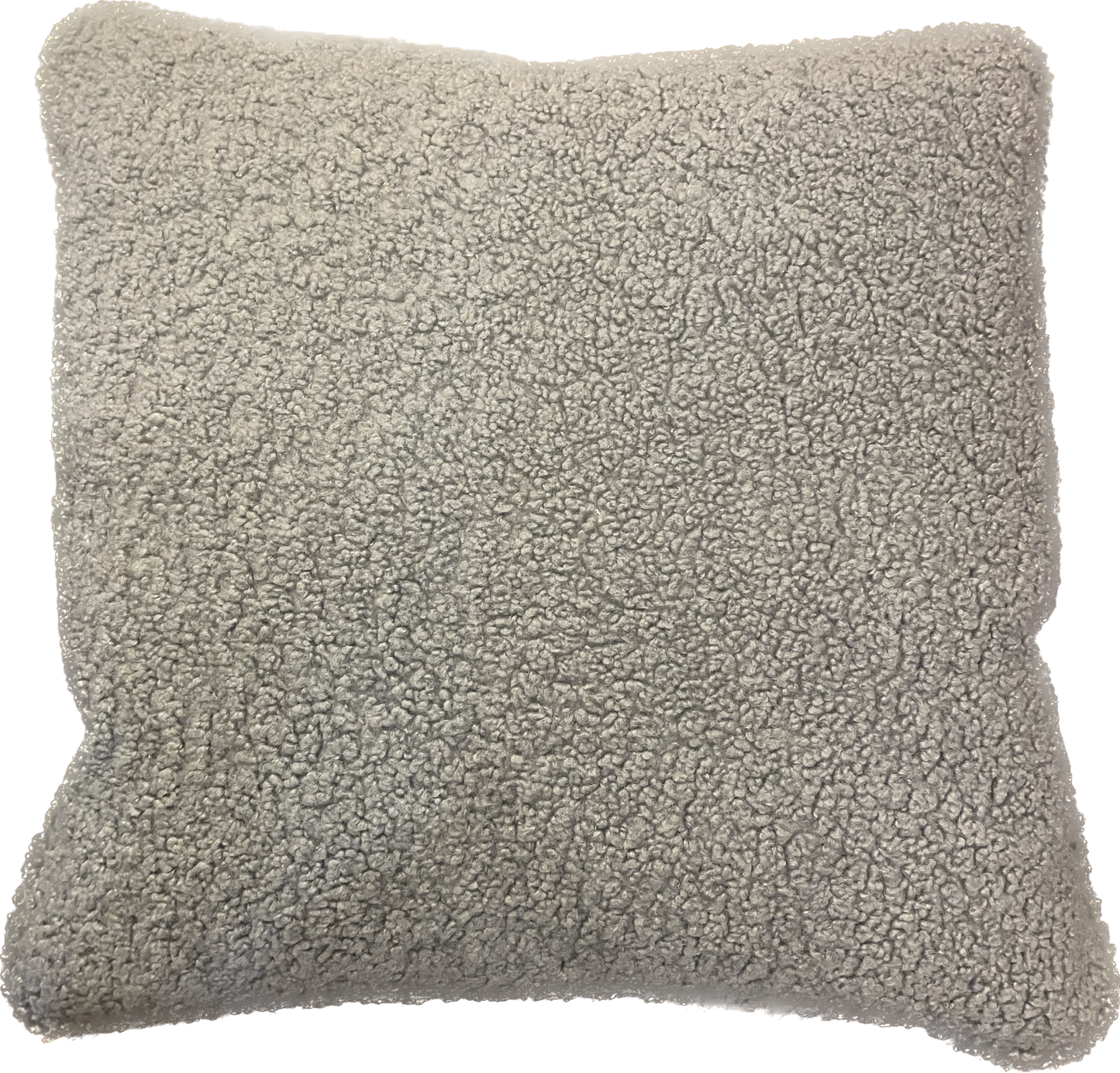 GREY BOUCLE PILLOW