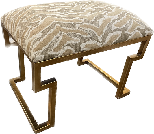 GOLD ZEBRA BENCH