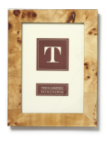 BURLED WOOD FRAME-LIGHT WOOD