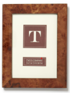 BURLED WOOD FRAME- DARK