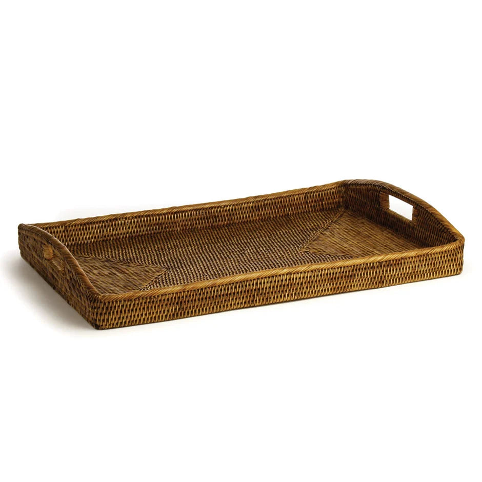 BURMA RATTAN MORNING TRAY 20"