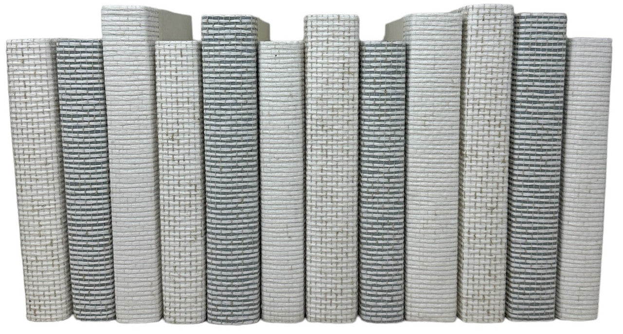 12 Vol. Woven Mix of White