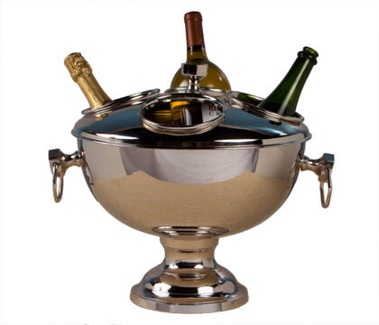 Nickel Plated Brass – 4 Bottle Cooler