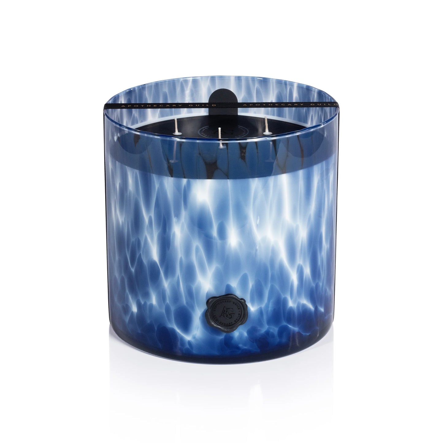Apothecary Guild Opal Glass Five-Wick Candle Jar- BLUE