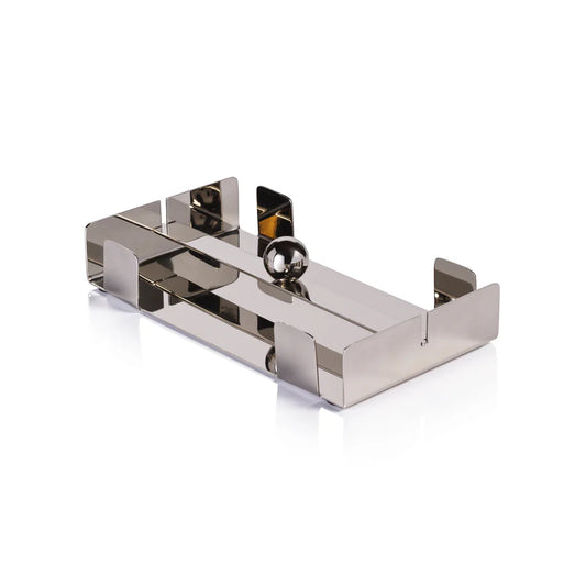 Basso Dinner Napkin Holder - Polished Nickel