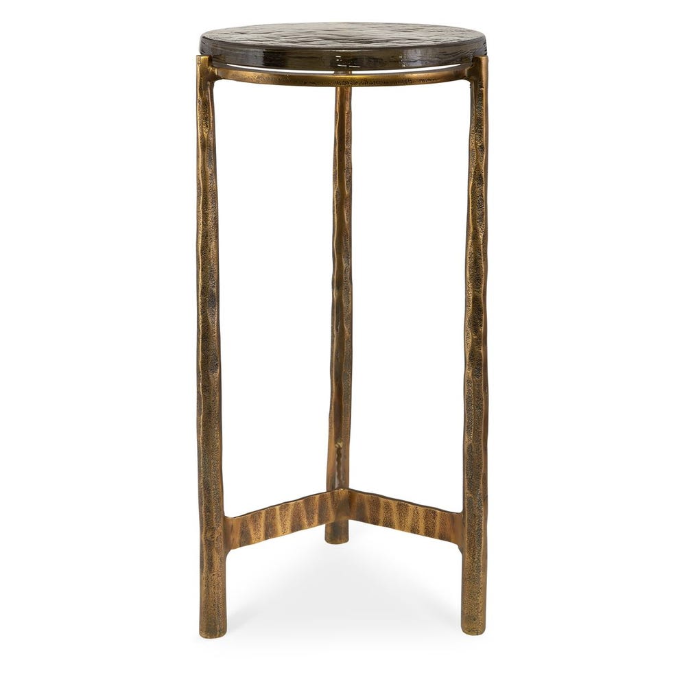 Eternity Accent Table, Brass