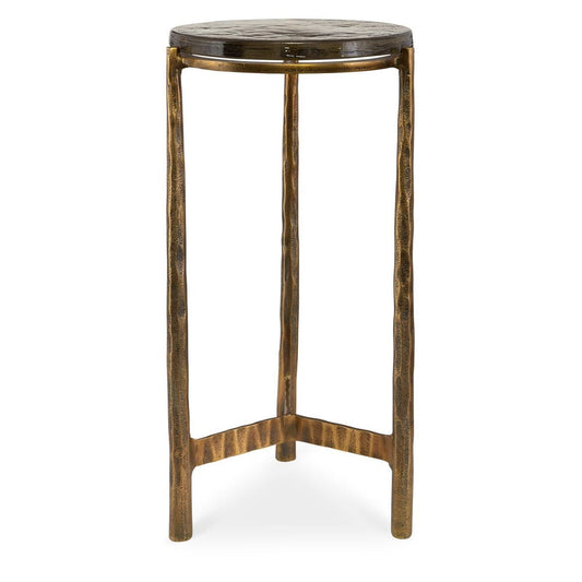 Eternity Accent Table, Brass