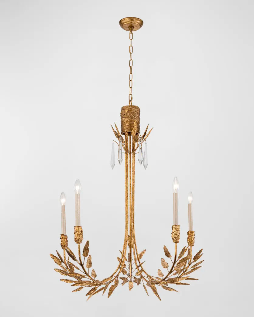 Palm d'Or 5 Light Chandelier