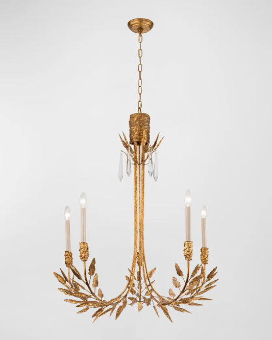 Palm d'Or 5 Light Chandelier