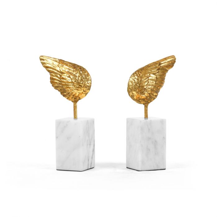 Wings Statue, Gold Leaf