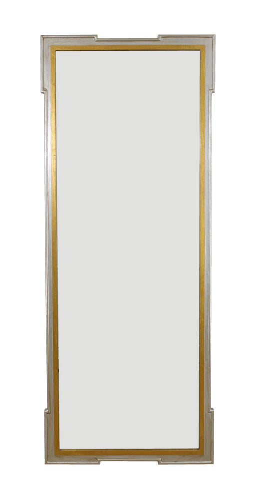 Silver & Gold Floor Mirror