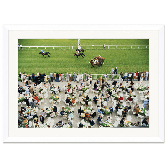 "RACING AT BADEN BADEN," SLIM AARONS, SEPTEMBER 1, 1978