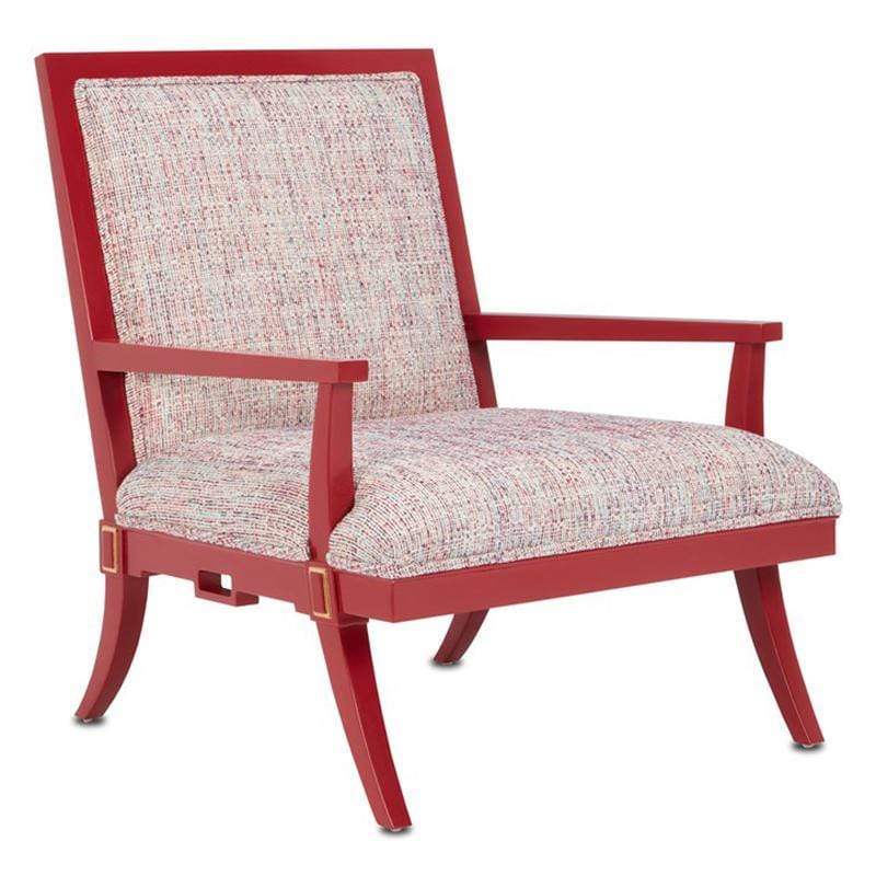 Scarlett Red Confetti Chair